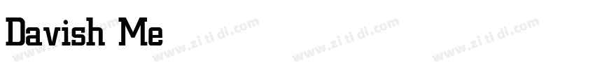 Davish Medium字体转换